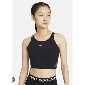 Nike Pro Women's Dri-FIT Shelf-Bra Cropped Tank Top Size Small DD6450 Athletic